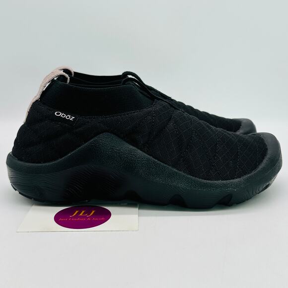 Oboz Women's Whakata Puffy Pull On Insulated Comfort Mocs Black Panthera Size 7 - Picture 1 of 10